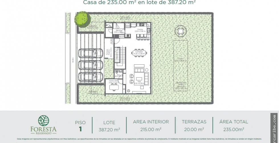 Foresta Reservado, Punta Canoa